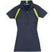 Ladies Jebel Golf Shirt - Red Only-L-Navy With Lime-NL