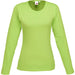 Ladies Long Sleeve Portland T-Shirt - Lime Only-L-Lime-L