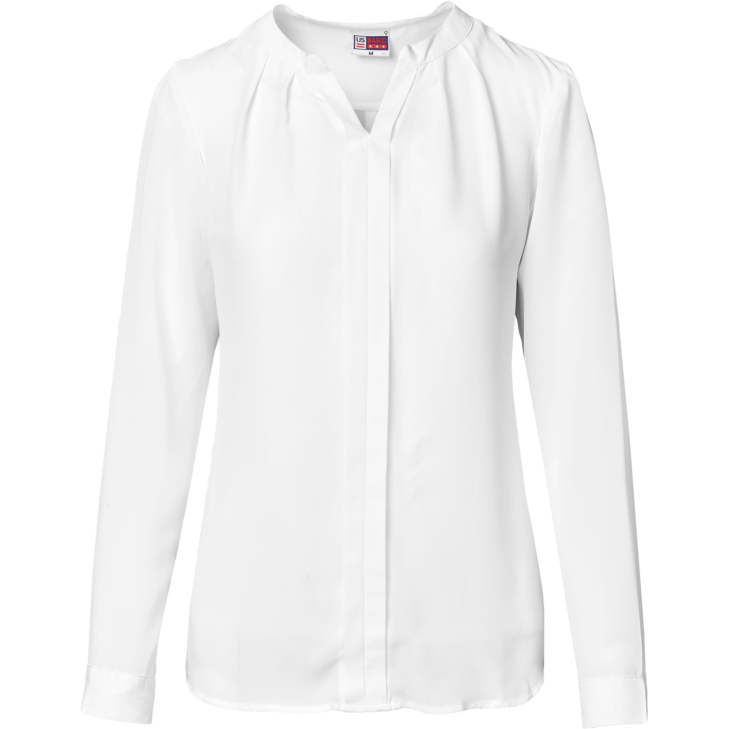 Ladies Long Sleeve Zenobia Blouse 2XL / White / W