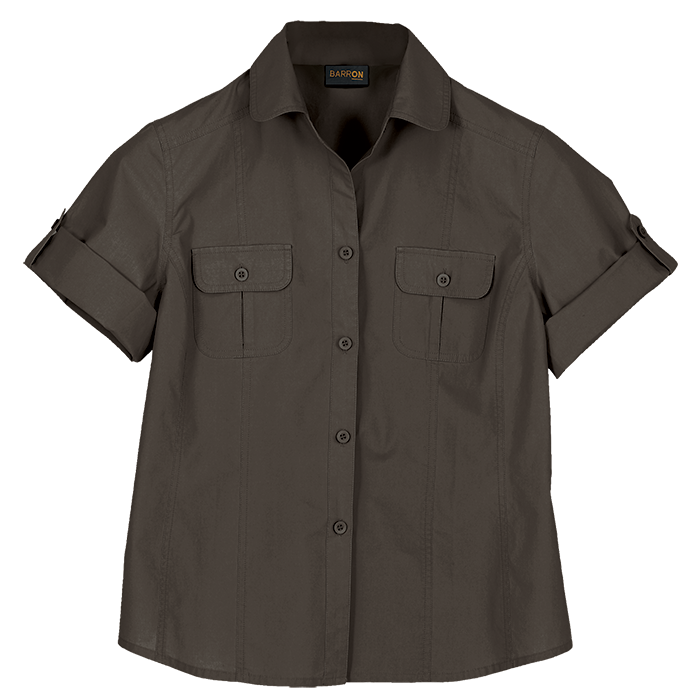 Ladies Outback Blouse Khaki / SML / Regular - Shirts-Outdoor
