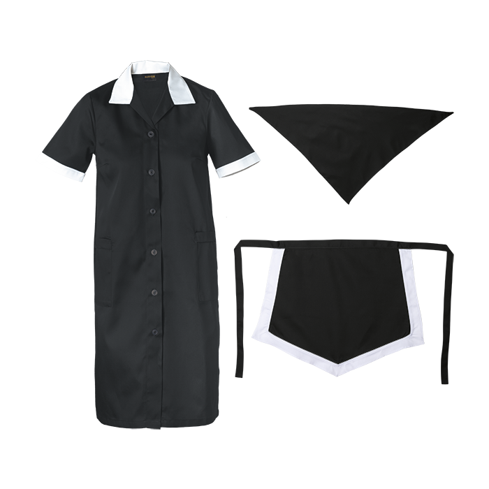 Ladies Poly Cotton 3 Piece Set - Service and Beauty