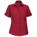Ladies Quest Short Sleeve Blouse  Red/White / SML / 