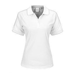 Ladies Resort Golf Shirt - White Only-
