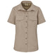 Ladies Short Sleeve Mawenzi Twill Shirt S / KHAKI - New Clothing 2025,Shirts,Utility Shirts