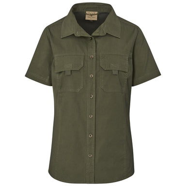 Ladies Short Sleeve Mawenzi Twill Shirt S / OLIVE - New Clothing 2025,Shirts,Utility Shirts