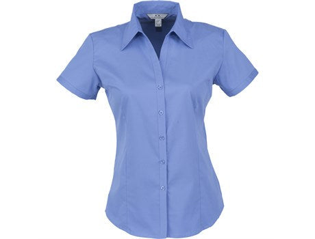 Ladies Short Sleeve Metro Shirt - Black Only-