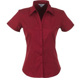 Ladies Short Sleeve Metro Shirt - Black Only-