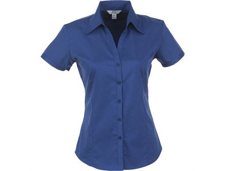 Ladies Short Sleeve Metro Shirt - Black Only-