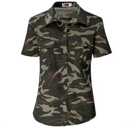 Ladies Short Sleeve Wildstone Shirt-Shirts & Tops