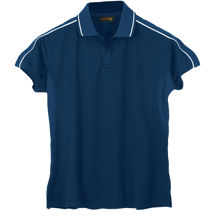 Ladies X-treme Golfer Navy/White / MED / Last Buy - Golf Shirts
