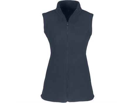 Ladies Yukon Micro Fleece Bodywarmer - Black Only-