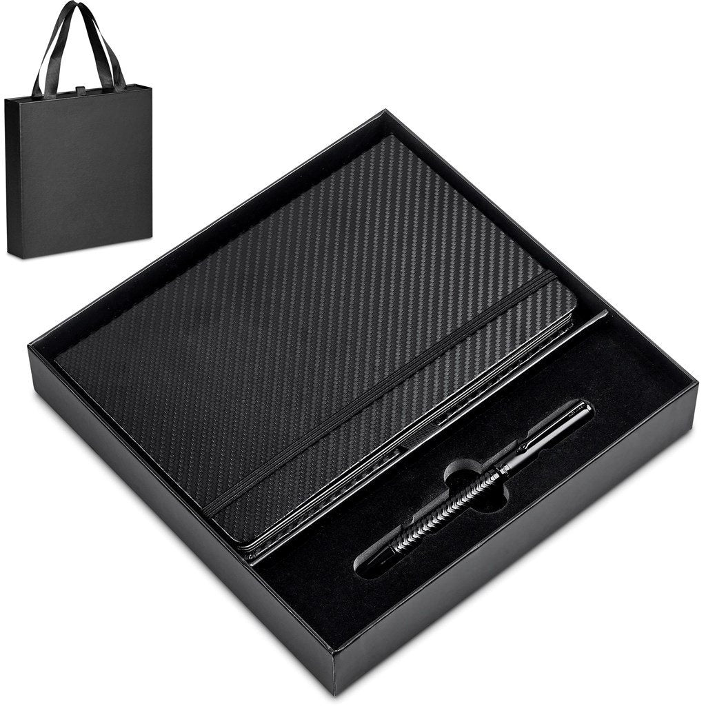 Lagarna Notebook & Pen Set BLACK - Sets,Alex Varga Premium Gift Sets,Notebook Sets