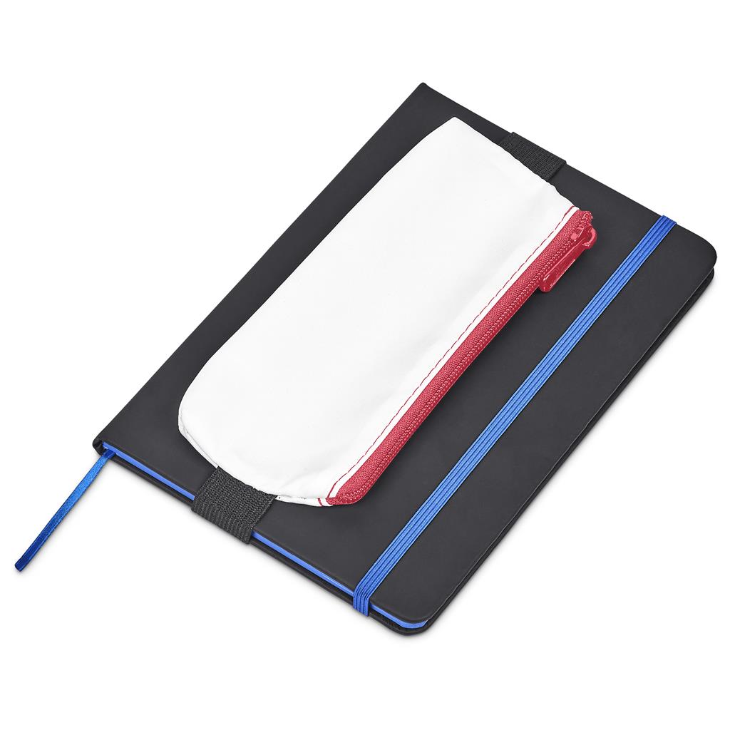 Custom Lagoon Polyester Pencil Case To Fit Over An A5 Notebook - Stationery,Custom School Accessories,Custom Accessories