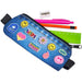 Custom Lagoon Polyester Pencil Case To Fit Over An A5 Notebook - Stationery,Custom School Accessories,Custom Accessories