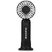Laqueta Rechargeable Handheld Mini USB Fan BLACK - Desktop Mobile Accessories,Technology