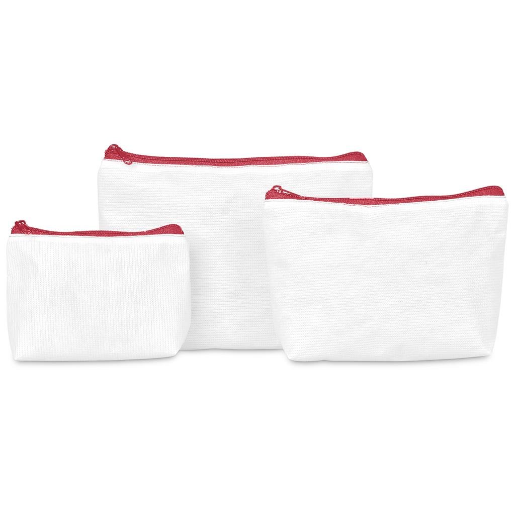 Custom Leanne Recycled PET Stitch-Bond Maxi Toiletry Bag - and Cosmetic Bags,Custom Bags