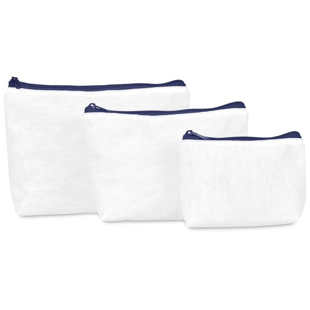 Custom Leanne Recycled PET Stitch-Bond Maxi Toiletry Bag - and Cosmetic Bags,Custom Bags