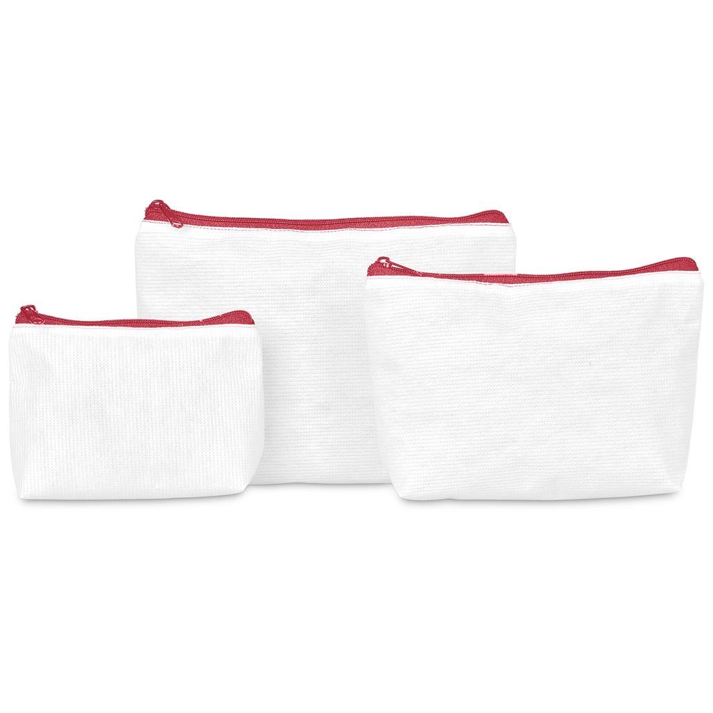 Custom Leanne Recycled PET Stitch-Bond Midi Toiletry Bag - and Cosmetic Bags,Custom Bags