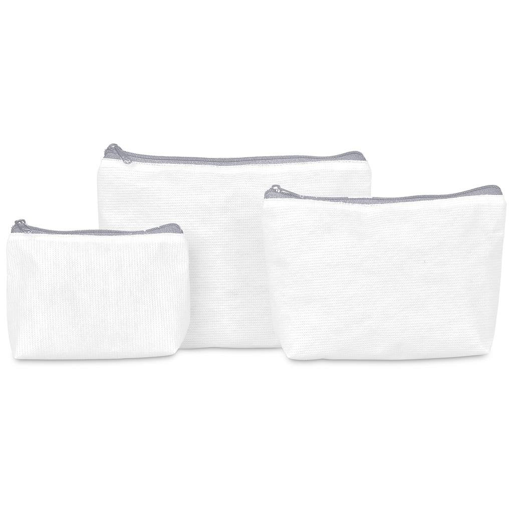 Custom Leanne Recycled PET Stitch-Bond Mini Toiletry Bag - and Cosmetic Bags,Custom Bags