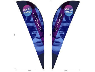 Legend 3m Sharkfin Double Sided Flying Banner Skin-Banners