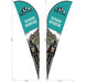 Legend 4m Sublimated Sharkfin Double-Sided Flying Banner Skin-Banners