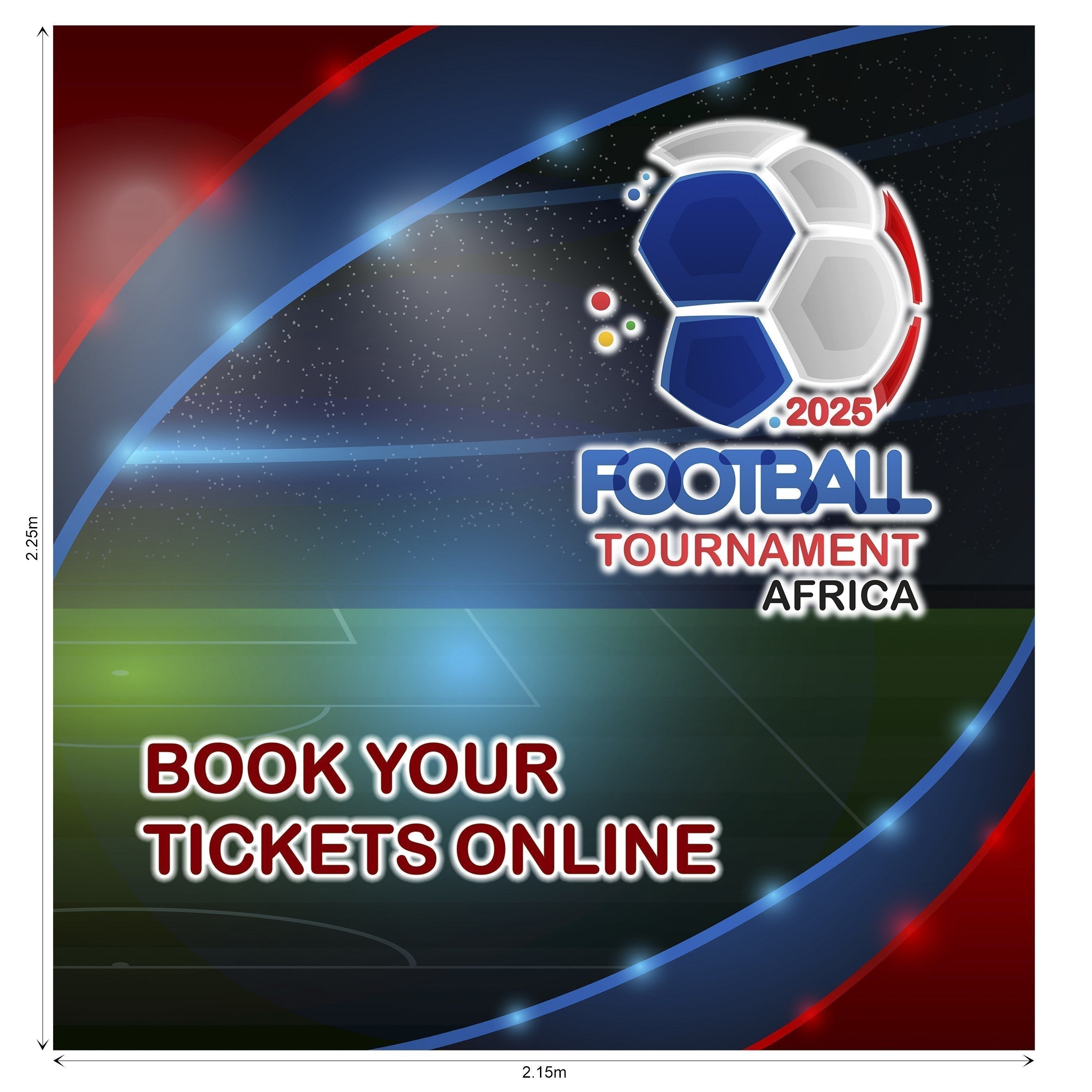 Legend Curved Banner Wall Skin 2.15m x 2.25m-