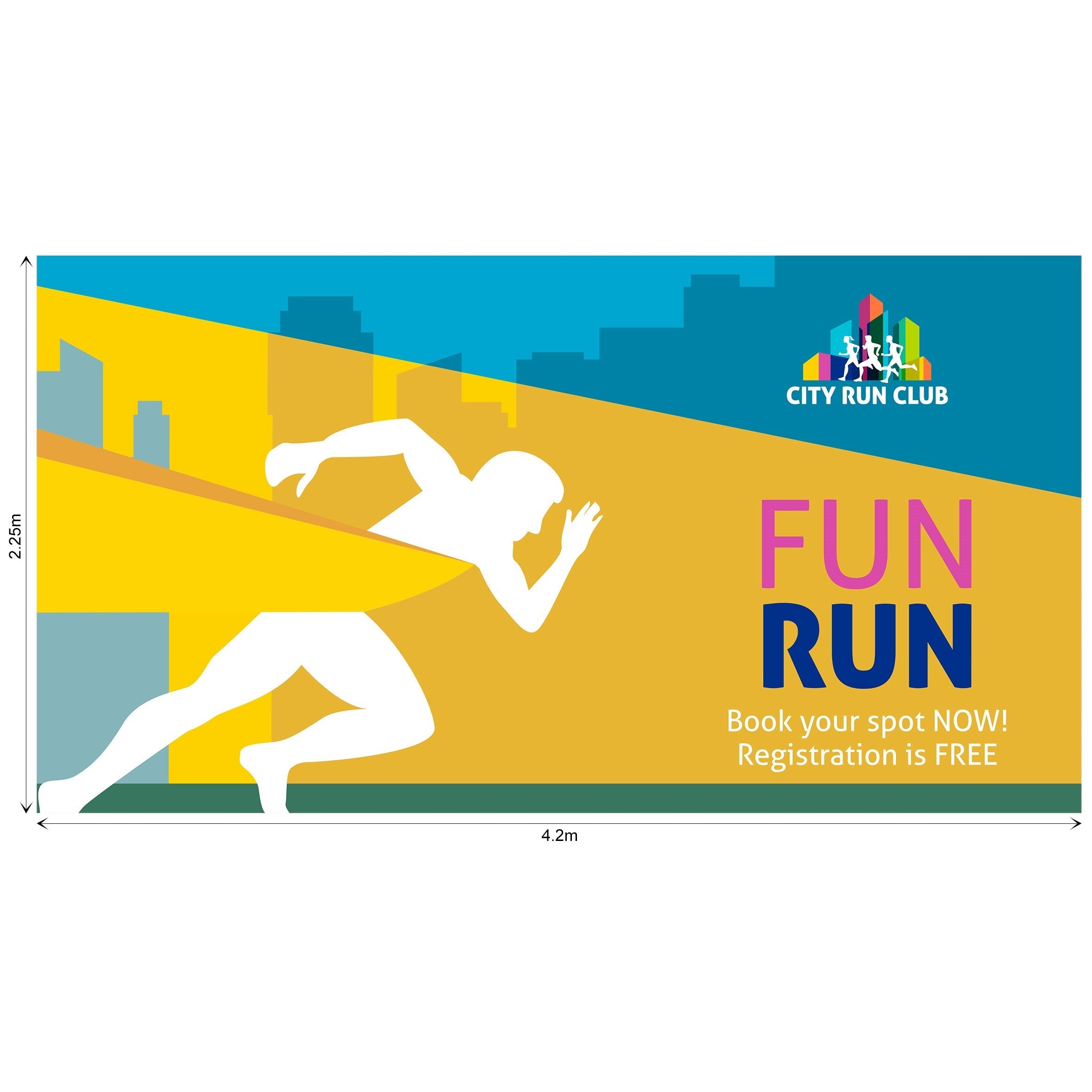 Legend Curved Banner Wall Skin 4.2m x 2.25m-