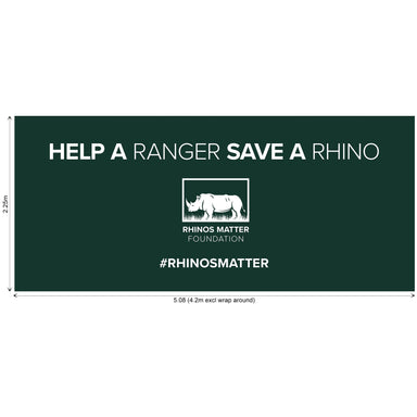 Legend Curved Banner Wall Skin with Wings 5.11 x 2.25m-