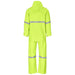 Light Duty Tornado Hi-Viz Reflective Rubberised Rainsuit - Yellow - Rainwear