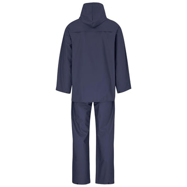 Light Hurricane Rubberised Polyester/PVC Rainsuit - Navy - Rainwear