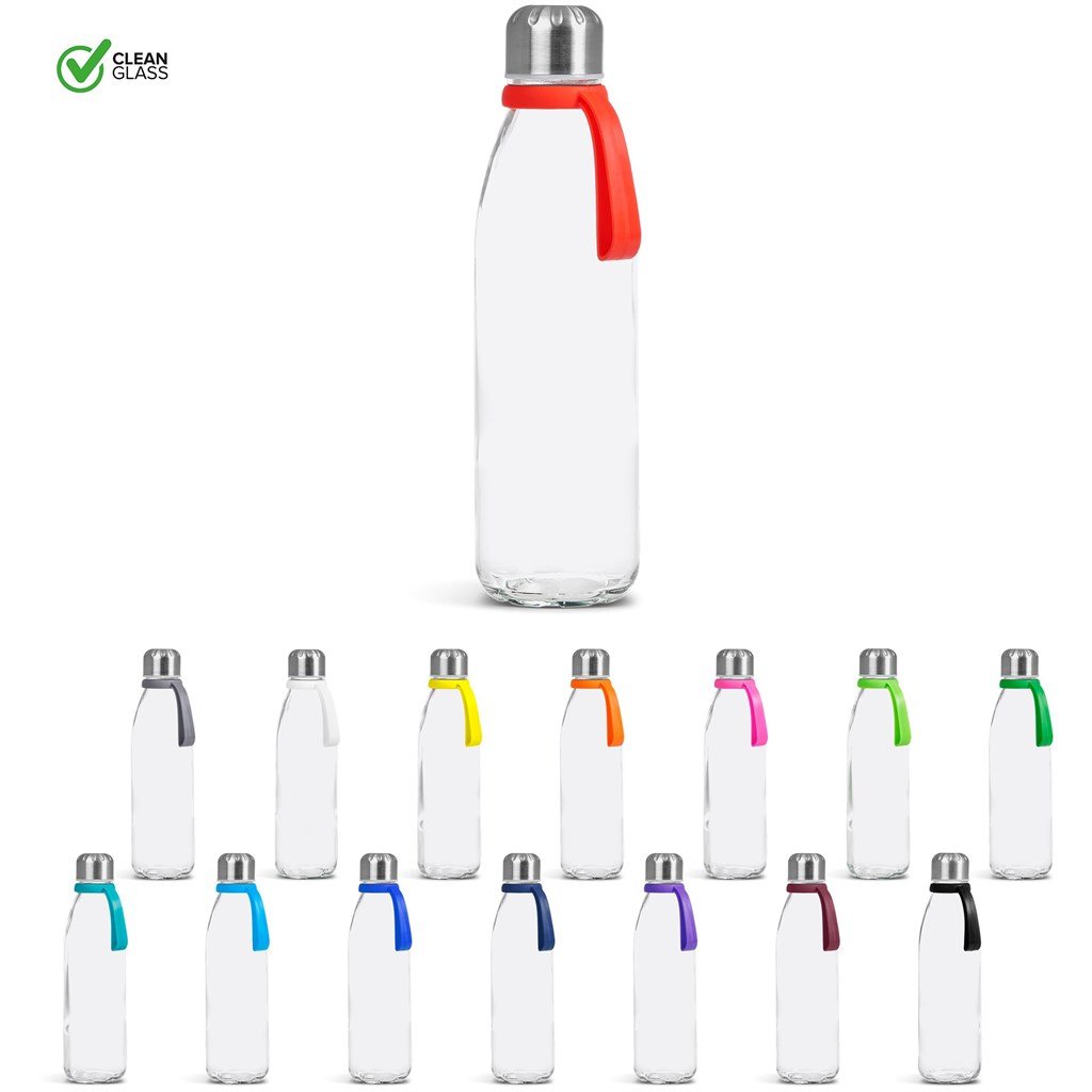 Loopy Glass Water Bottle - 650ml - Bottles