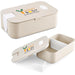 Machi Wheat Straw Lunch Box Solid White / SW