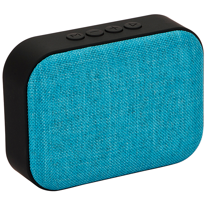 Melange Fabric Bluetooth Speaker Blue / STD / Last Buy - Technology