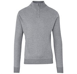 Mens 1/4 Zip Waverley Jersey-2XL-Grey-GY
