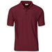 Mens Basic Pique Golf Shirt L / Dark Red / DR