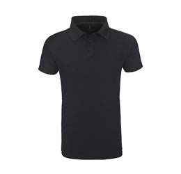 Mens Calgary Golf Shirt - Black Only-