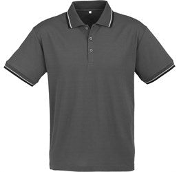 Mens Cambridge Golf Shirt - Black Red Only-