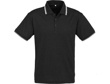 Mens Cambridge Golf Shirt - Black Red Only-