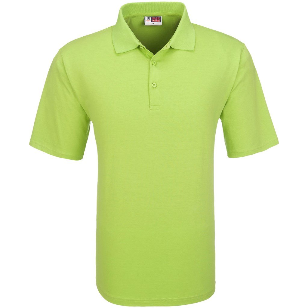 Mens Cardinal Golf Shirt L / Lime / Shirts