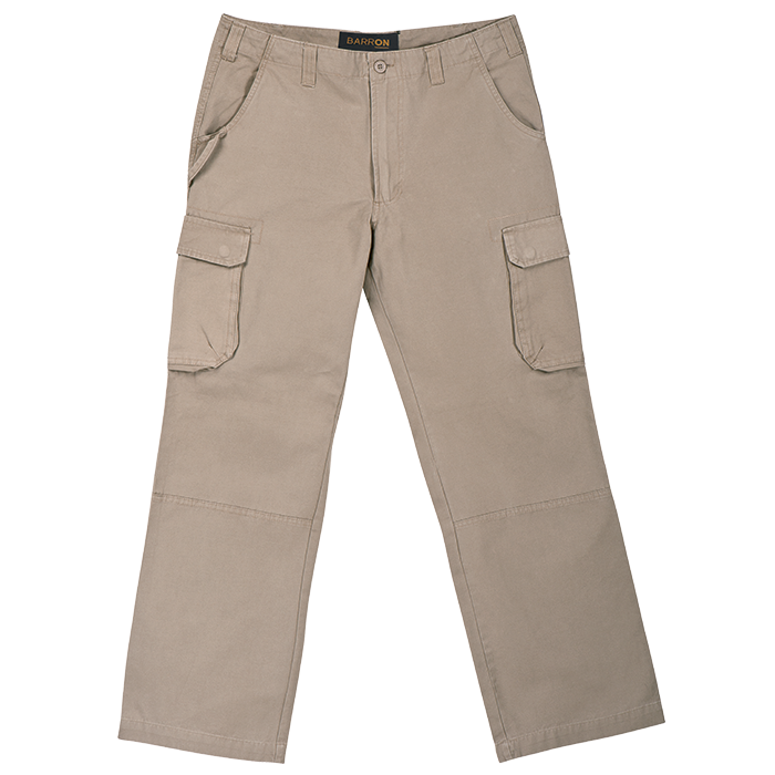Mens Cargo Pants  Sand / 28 / Regular - Bottoms