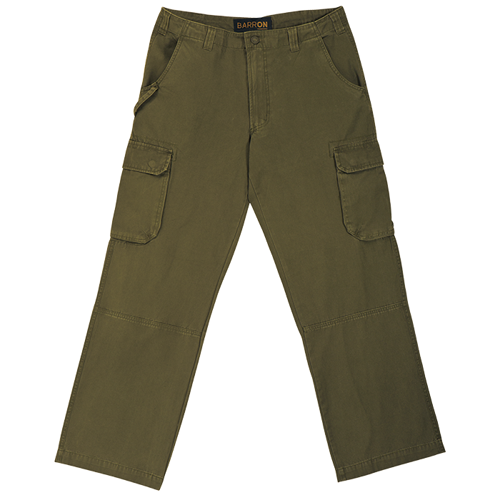 Mens Cargo Pants  Moss / 28 / Last Buy - Bottoms