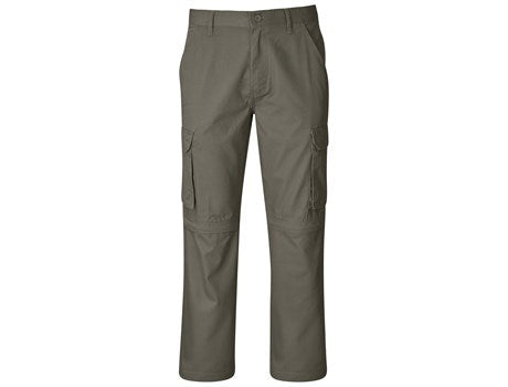 Mens Cargo Zip Off Pants-Pants
