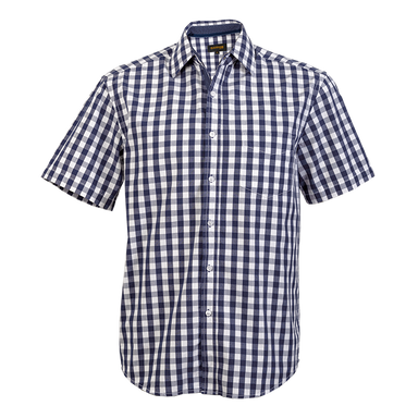 Mens Cedar Lounge Short Sleeve  Navy / SML / Regular