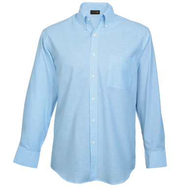 Mens Chambray Lounge Long Sleeve - Shirts-Corporate