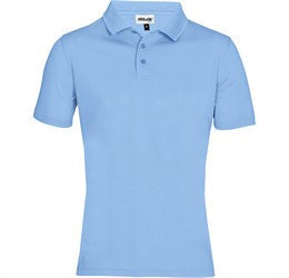 Mens Distinct Golf Shirt-2XL-Sky Blue-SB