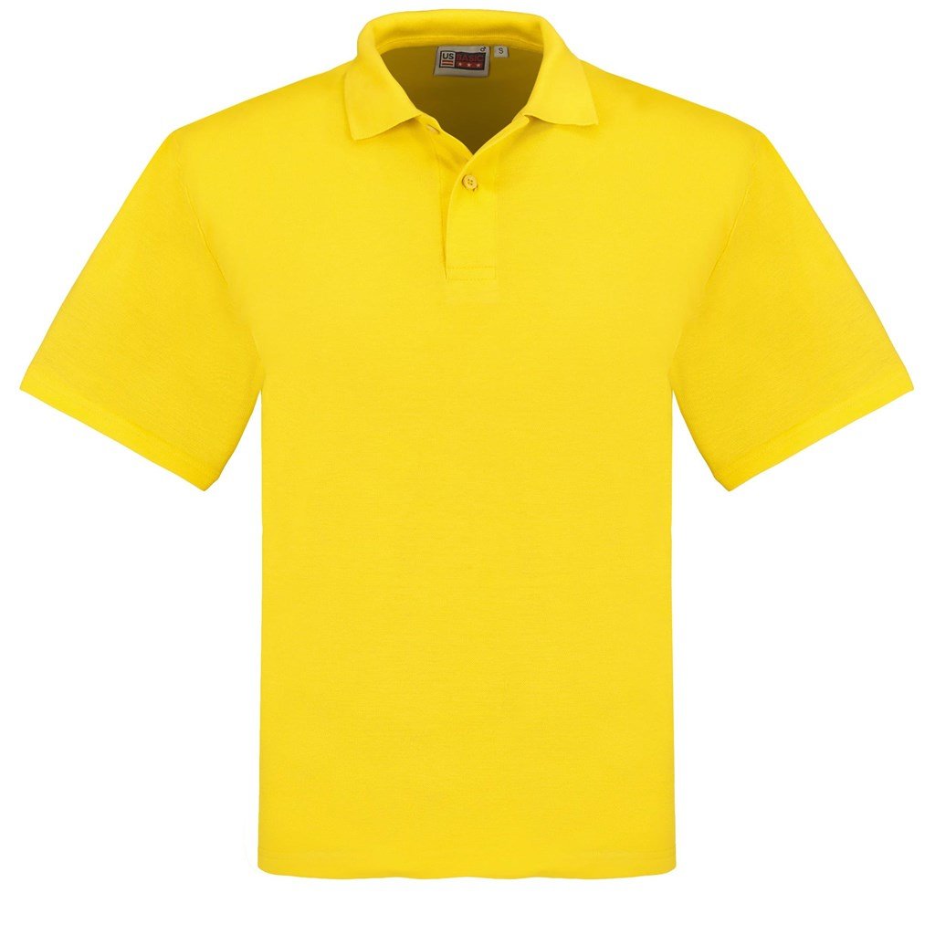 Mens Elemental Golf Shirt - Orange