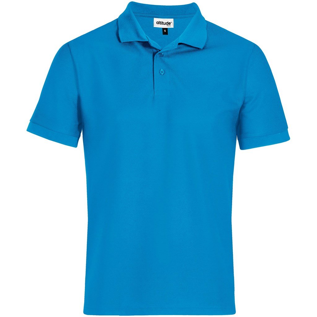 Mens Exhibit Golf Shirt S / Aqua / AQ