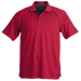 Mens Felton Golfer Red/Charcoal / SML / Regular - Golf Shirts