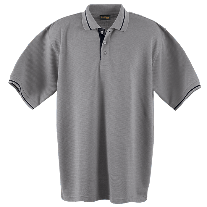 Mens Field Golfer Silver/Black / SML / Last Buy - Golf Shirts