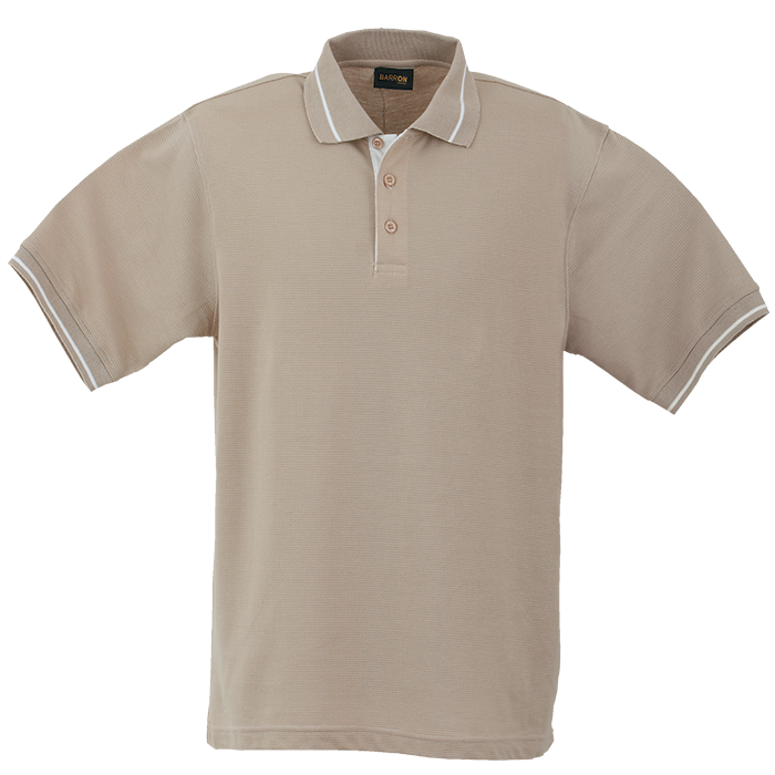 Mens Field Golfer Stone/White / SML / Regular - Golf Shirts